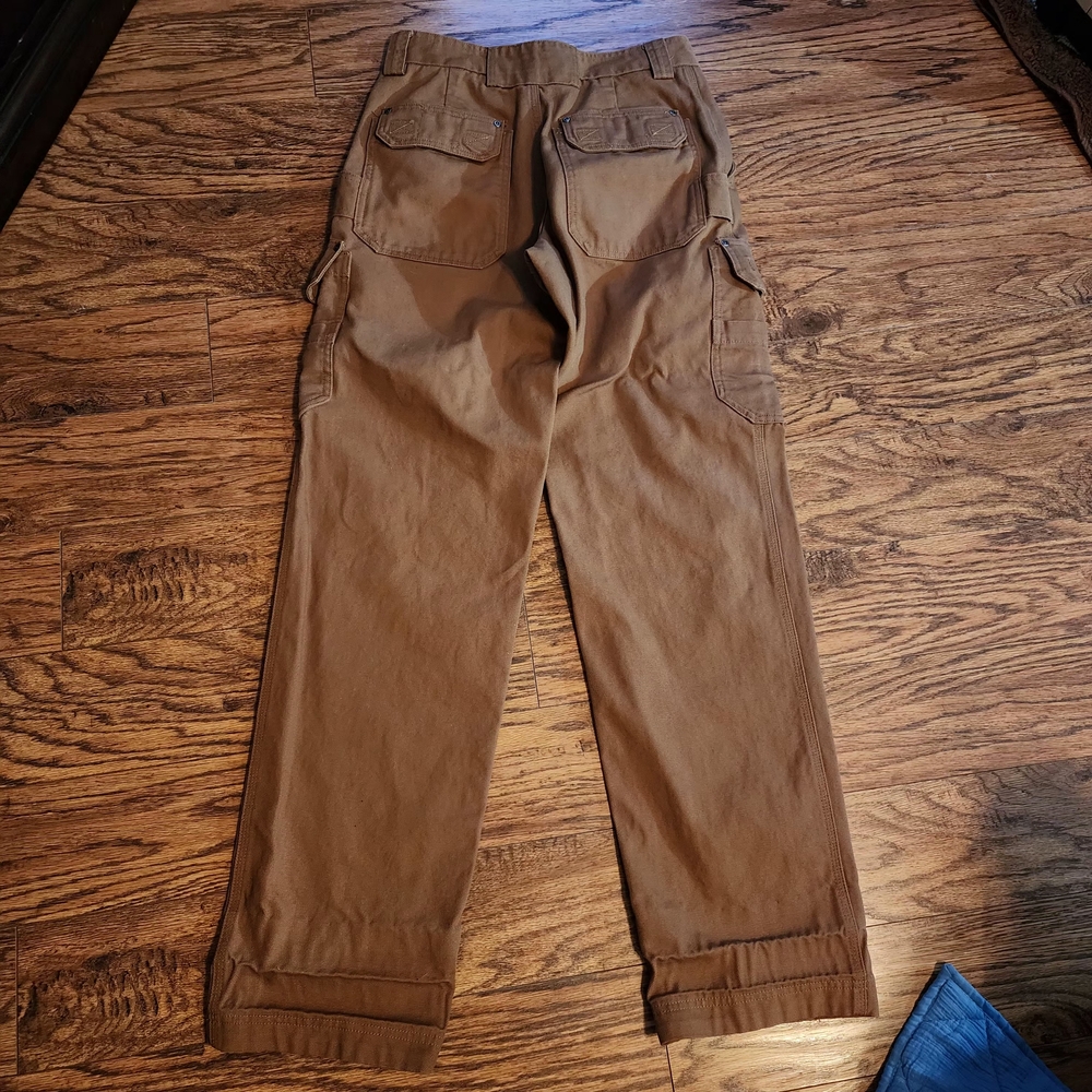 Duluth Trading Co Men's Tan Cargo Pants 30 X 34 - Picture 2 of 13